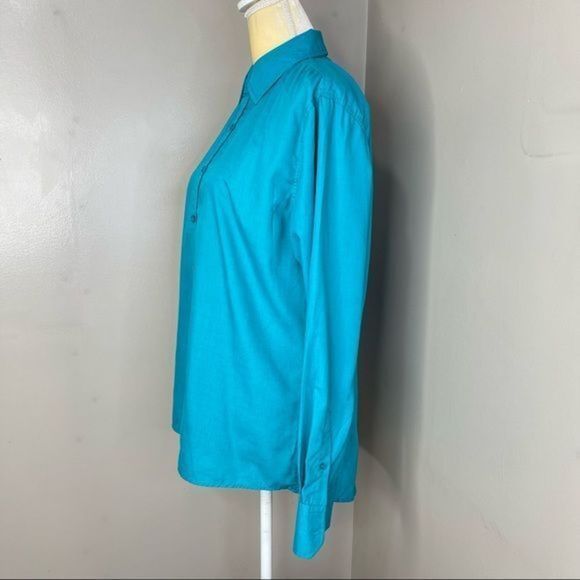 Sovereign Code Women Teal Blue Top Shirt Size Small Long Sleeves EUC - Picture 4 of 12
